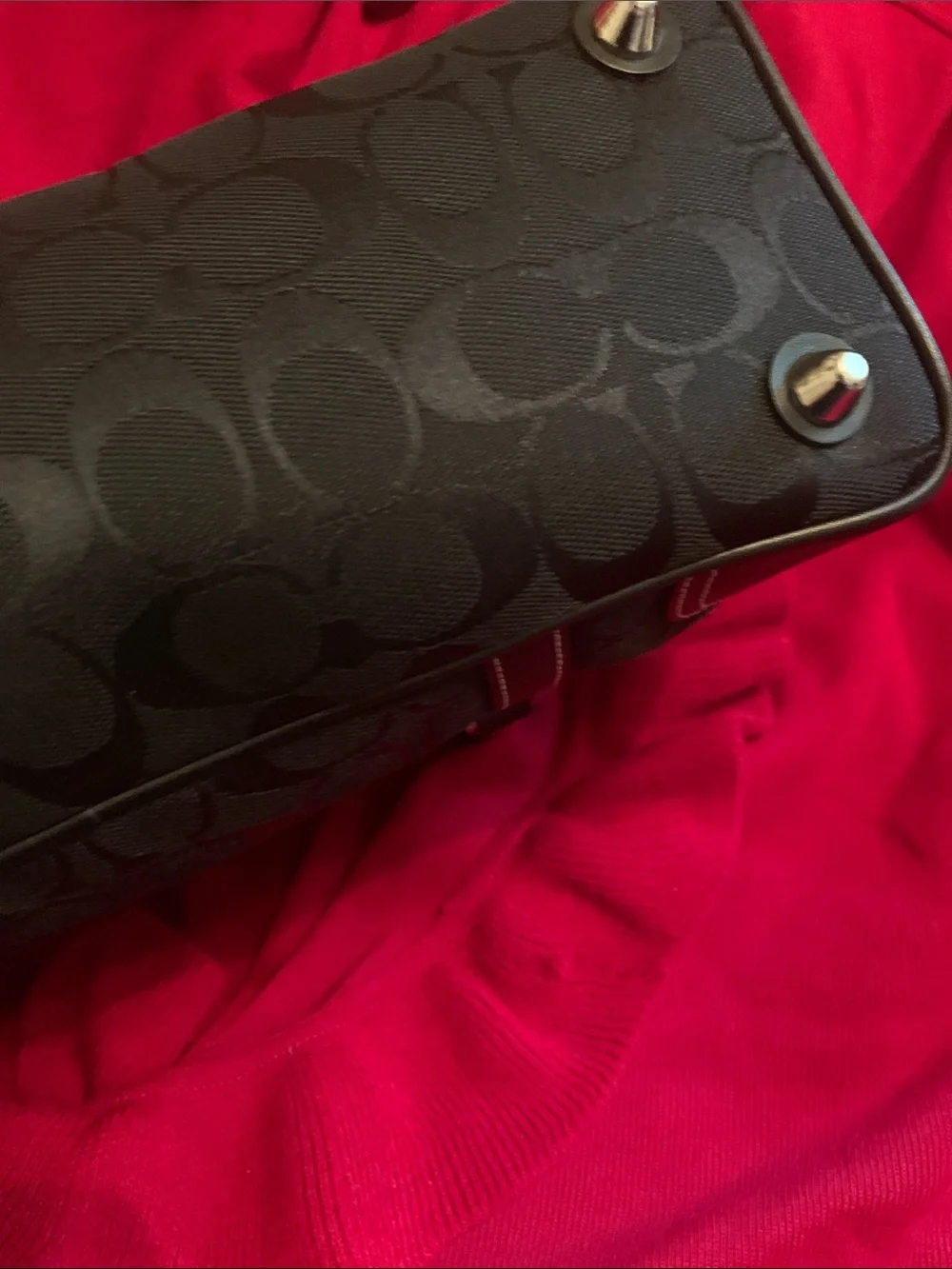 Coach satchel black